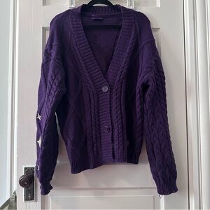 Taylor Swift Speak Now Purple Cardigan (Med/Lrg)